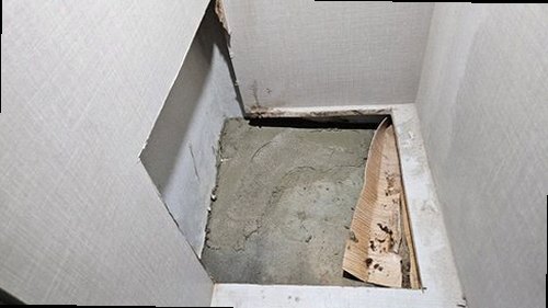 동안구 누수탐지 주택 내부 배관 구조와 누수 발생 유형을 설명하는 도면